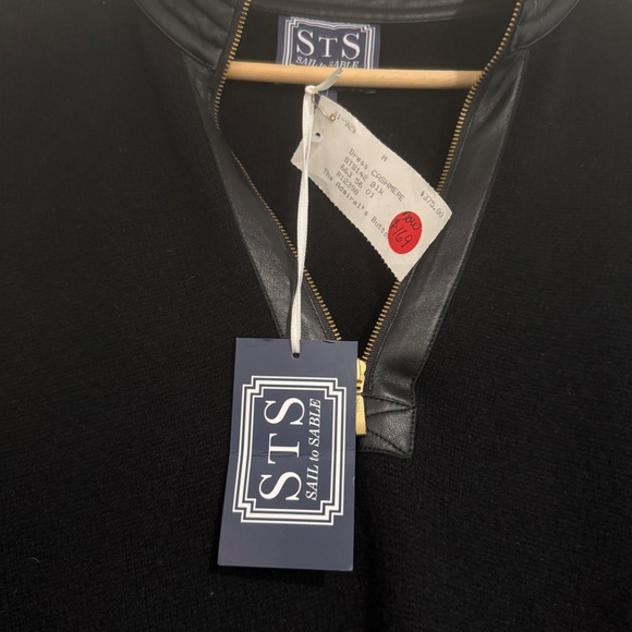 Brand new Sail to Sable black cashmere sweater dress - Picture 2 of 2